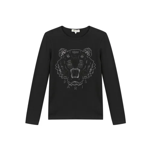 KENZO Черные Детские Рубашки