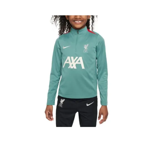 nike T-рубашка LIVERPOOL FC ACADEMY Pro Двухбережный Фитнес-красный Светло-коричневый для детей 3-7 лет