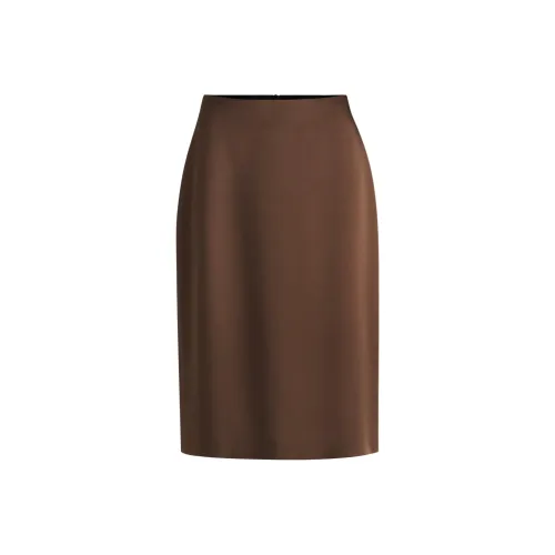 Hugo Boss Повседневные короткие юбки Женские Коричневый