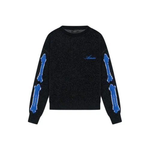AMIRI Детская одежда BONES CREW SWEATSHIRT Детский Черный