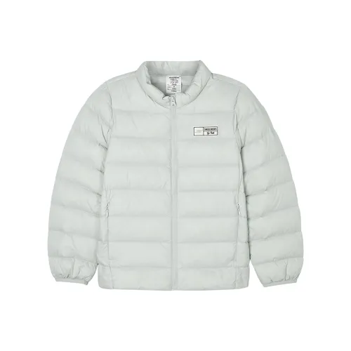 Skechers Kids Пуховик устрично-серого цвета для подростков