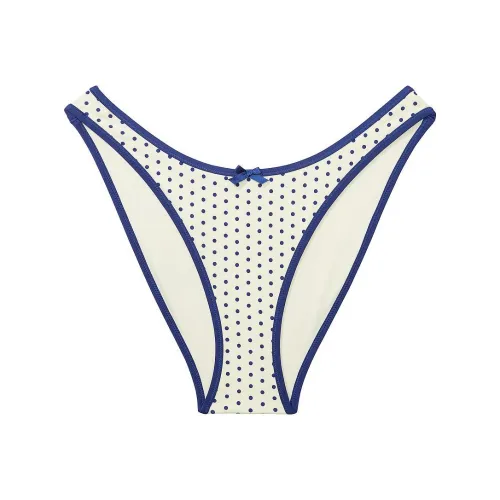 Victoria's Secret Розовый BY FRANKIES BIKINIS Golden Hour Бикини Низ SD Плавки Женские Сине-белый