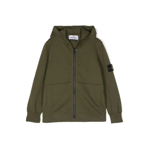 STONE ISLAND Куртки и пальто Оливково-зеленый Детский