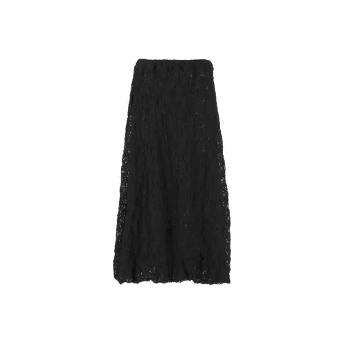 JIL SANDER Черные Женские Повседневные Длинные Юбки