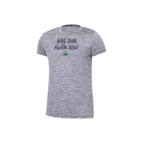 Under Armour Детская одежда Университетский OF Notre Dame T-рубашка Детская Серого цвета