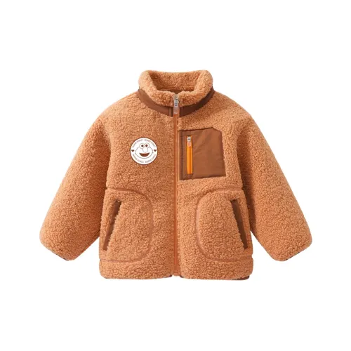 Улица Сезам Модный Апельсин Утолщенный And Флисовая Подкладка Детские Куртки