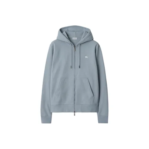 Burberry SS25 Свитшот Мужской Светло-Синий