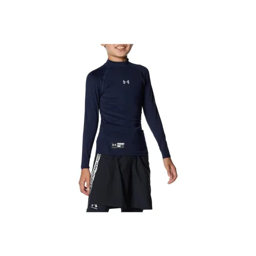 Under Armour Темно-синие Детские Футболки