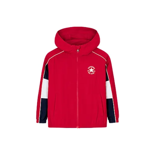 Конверс Куртка All Star Конверс Красная Дети Возраст 3-7 Лет