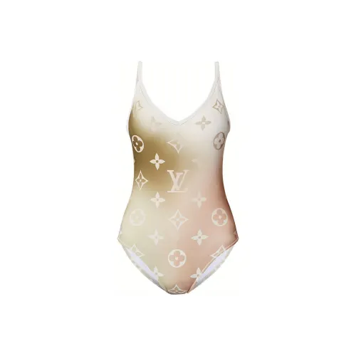 LOUIS VUITTON Ван-Пис Купальник Женский Хаки