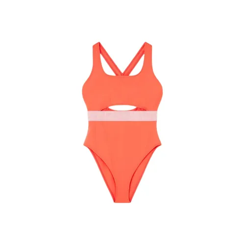 VERSACE SS24 Ван-Пис Купальник Женский Коралловый