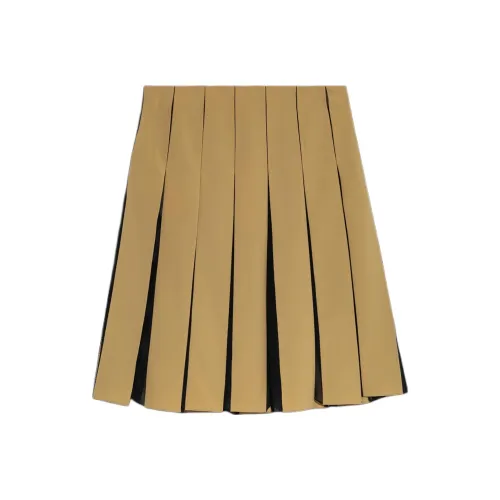 MARNI Повседневный Длинный Юбка Женская Бежевая