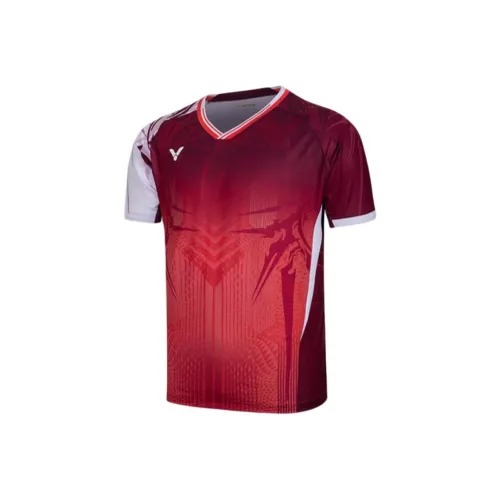 VICTOR Hot Красный Унисекс Футболка