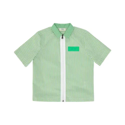 FENDI Зеленые Kids Рубашки