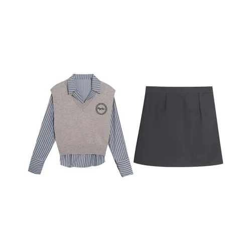 OURUOKE Женские комплекты с юбкой