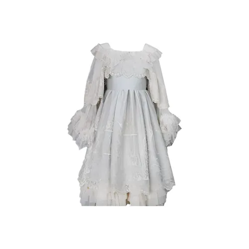 JEJ Сливочный Женские Лолита Платья
