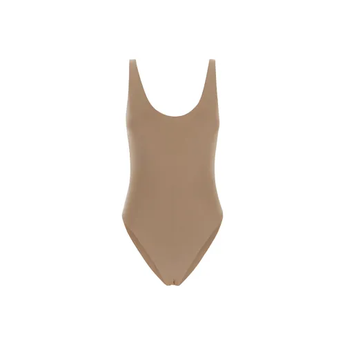 FENDI SS23 One-piece Swimsuit Women's Brown