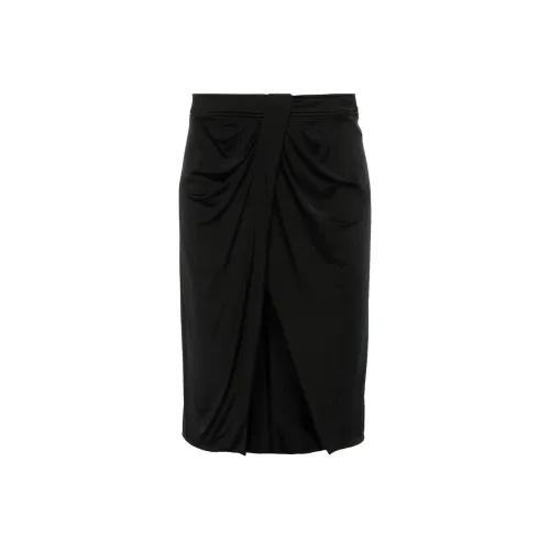 TOM FORD SS24 Повседневный Длинный Юбка Женские Черный