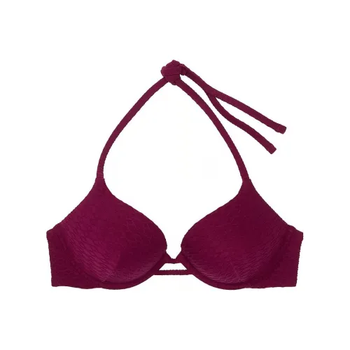 Victoria's Secret Розовый Mix Match Bombshell PUSH Up Бикини Топ PR Бикини Женские Рубиново-красный