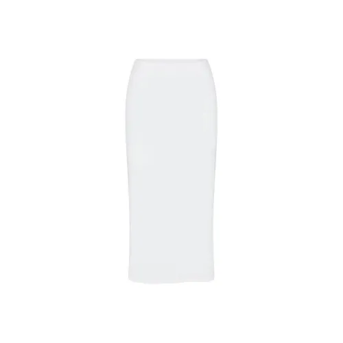 Khy SS24 Drop 008 Soft Stretch Midi Юбка Повседневный Длинный Юбка Женские Жемчужно-белый Жемчужно-белый