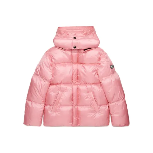 DIESEL Хлопковый пуховик Розовый Детский