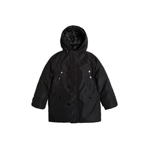 GUESS Хлопковый пуховик Черный Детский