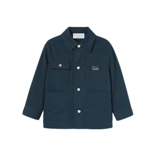 GUCCI Куртки и Пальто Синий Детский