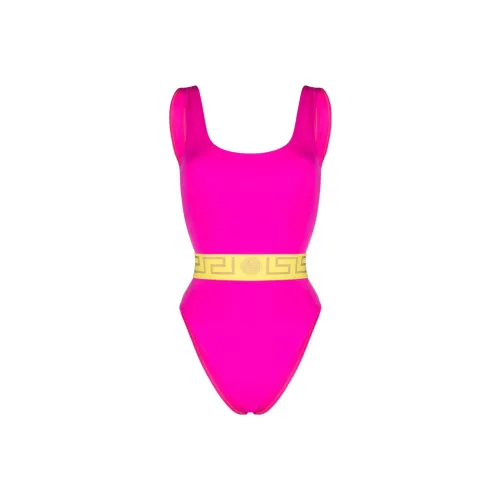 VERSACE Розовые Женские Ван-Пис Купальники