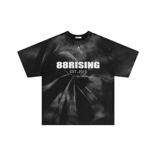 88rising Глубокий черный Унисекс Футболка