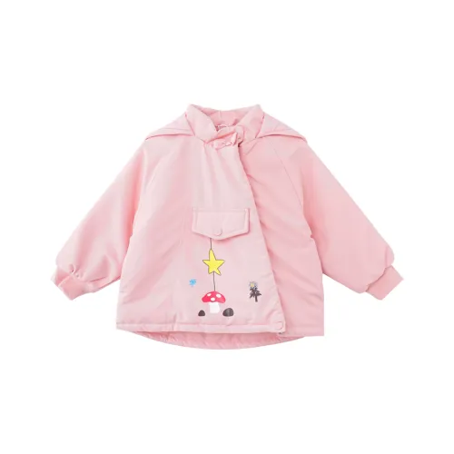 Mami Macca Хлопковый пуховик Розовый для детей 3-7 лет