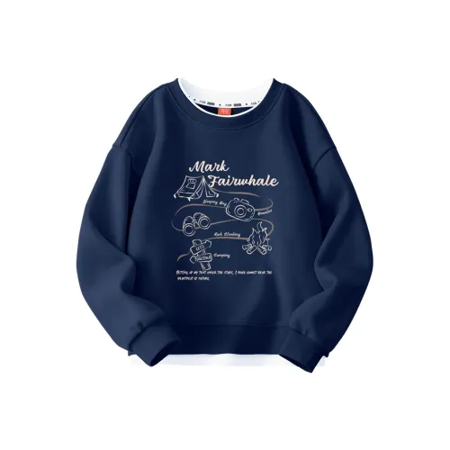 FAIRWHALE Толстовка Темно-синий Синий Дети Возраст 3-7 Лет