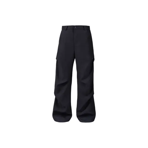 COMOWA Черные Унисекс Повседневные Брюки