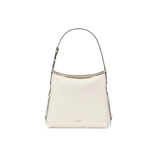 Kate Spade Пельмени Зернистая кожа личи Коровья кожа Сумка на плечо Большая Женская Овчина Бумажно-белый