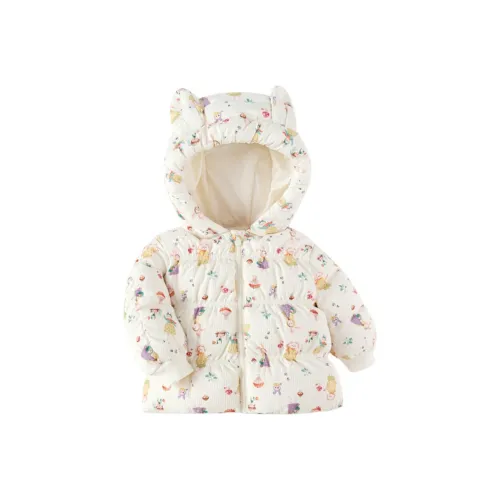 Balabala Пуховик Белый узор Цвет Infant и Toddler