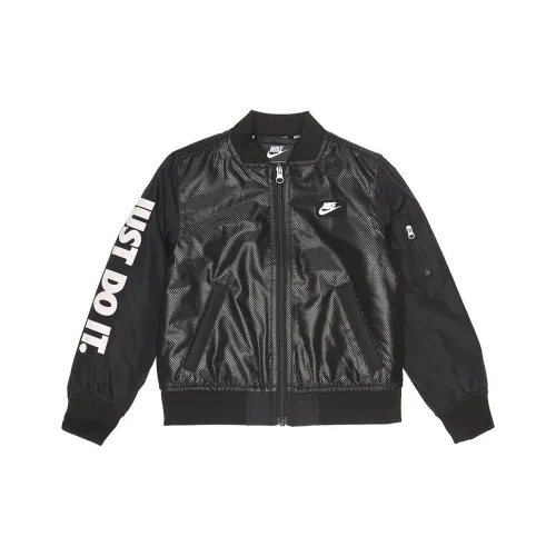 nike Куртки Пальто Черный Дети Возраст 3-7 Лет