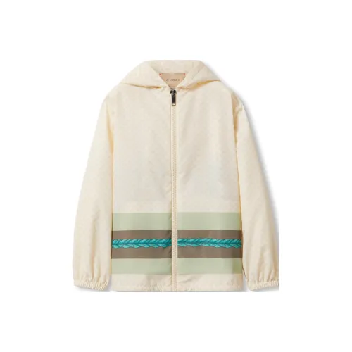 GUCCI FW24 Куртки и Пальто Экрю Детский