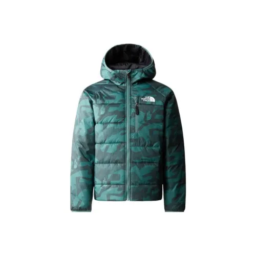 THE NORTH FACE Пуховик Зеленый Детский