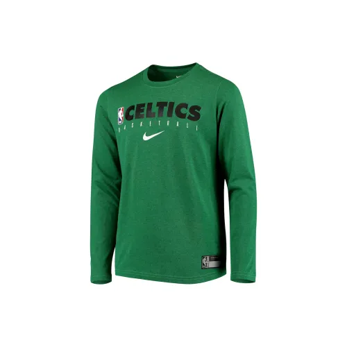 nike T-Shirt Изумрудно-зеленый Подростки