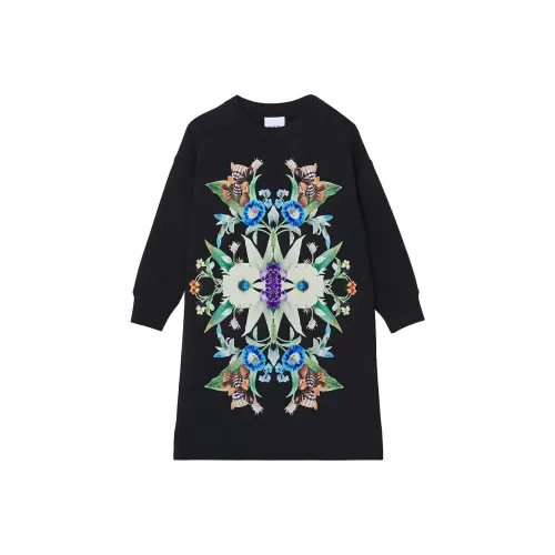 Платье Burberry SS22 Черное Детское