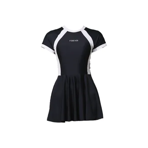 Hao Zhilang Черный Женские Ван-Пис Купальники