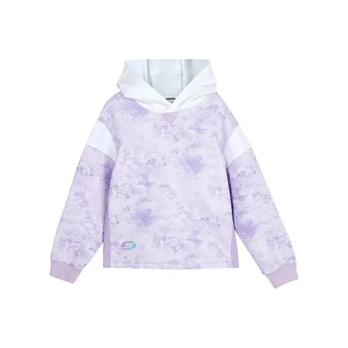 Skechers Туманно-фиолетовый Полный принт/03HH Kids Свитшоты