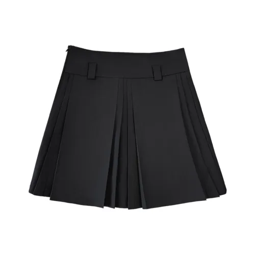 Cypress House Повседневные короткие юбки Женские Черный