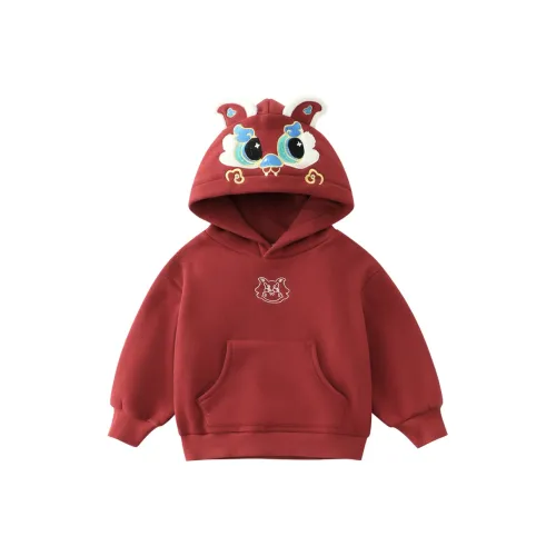 CICIIBEAR Толстовка Бордово-красный для детей 3-7 лет