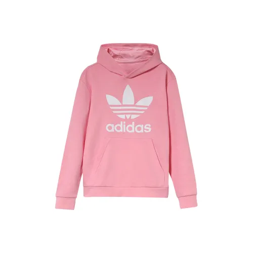 Adidas Originals Свитшот Светло-Розовый Белый Подростки