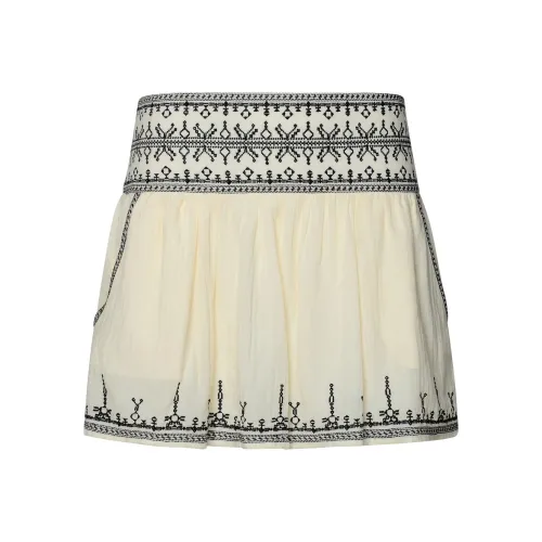 ISABEL MARANT ETOILE Повседневные короткие юбки Женские Белые
