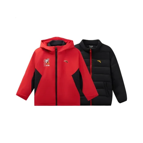 Antakids Куртка 2 предмета Набор Классический красный Мечтательный черный для детей 3-7 лет