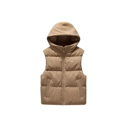 FILA KIDS Down Vest Light Brown Khaki Teenagers FILA KIDS Пуховый жилет Светлый Коричневый Хаки Подростки