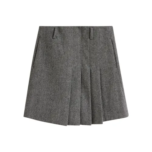 Inman Повседневные короткие юбки Женские Темно-серый