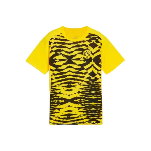 PUMA x Rhuigi collaboration Желтая школьная рубашка с коротким рукавом