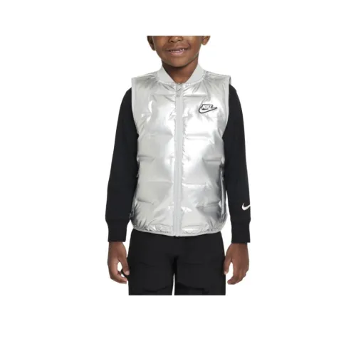 Nike Пуховый жилет Серебряный для детей 3-7 лет